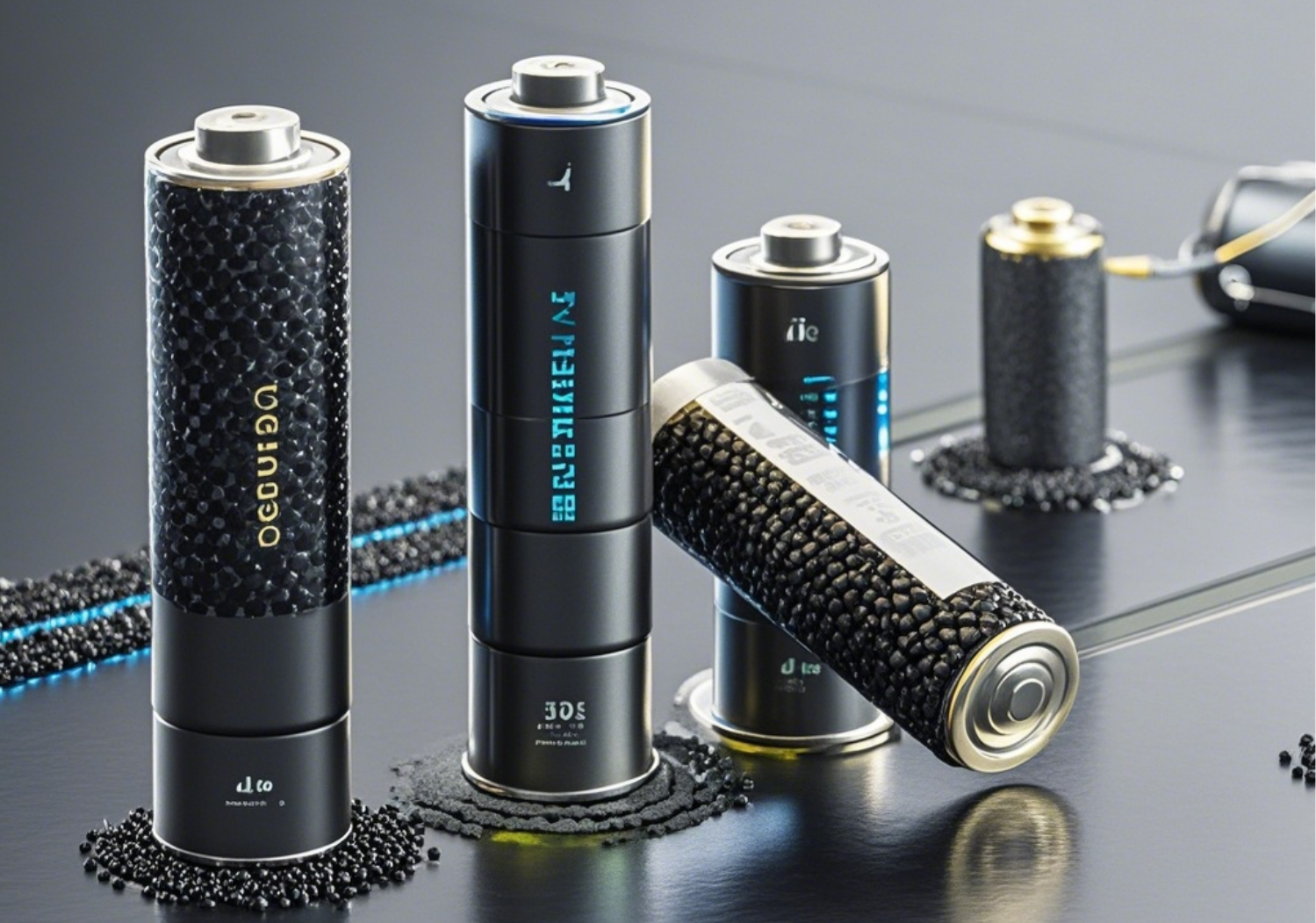 Which form of carbon is best suited for an electrode in a battery?
