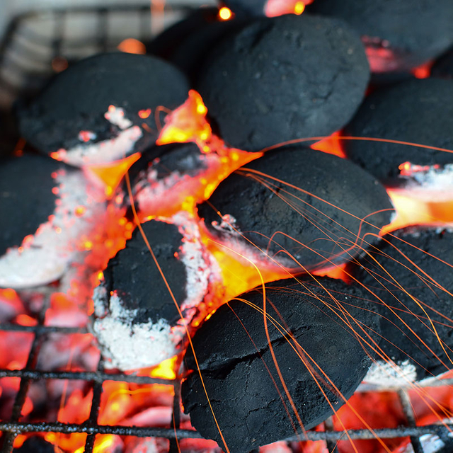 Eco-friendly Quick Burning Smoke Less Bamboo Charcoal Barbecue Charcoal 